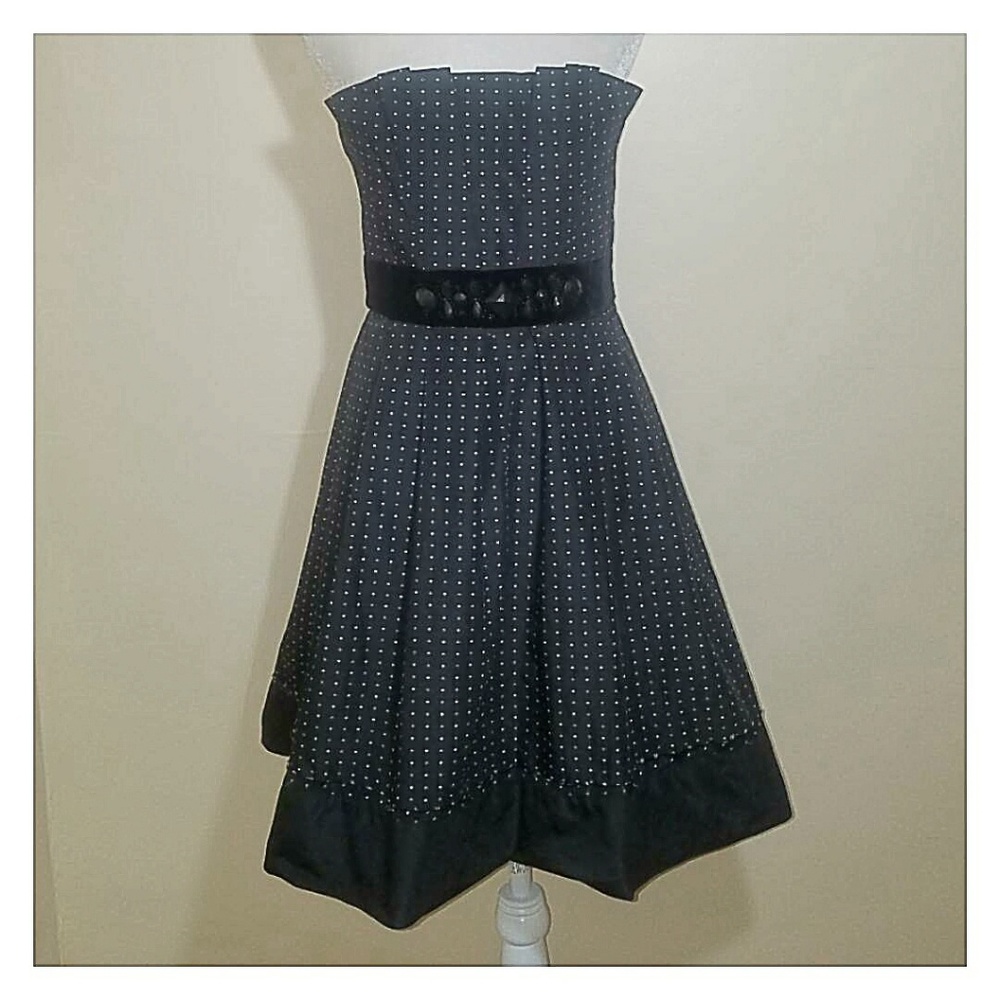 BCBG MAX AZRIA Polka Dot Dress Size 6
